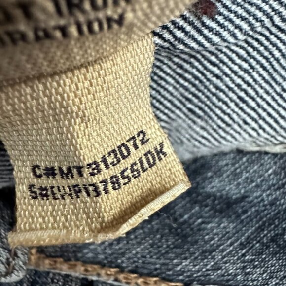 EARL Stretch Denim Rhinestone Embroidered Straight Leg Jeans 8P 8 Petite - Picture 6 of 8